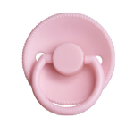 Пустышка Paomma с соской из натурального латекса, M (6-18 мес), Baby pink