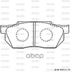 BRAKE PAD FRONT 45022-SB0-671 HO CRX 198310-198710 ADVICS ADVICS арт. C1N004