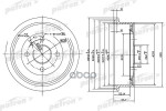 Барабан тормозной задн DAEWOO: ESPERO 95-99, NEXIA 95-97, NEXIA седан 95-97, OPE PATRON арт. PDR1119
