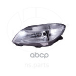 Фара левая SKODA Fabia (10-) NSP арт. NSP085J1941017C
