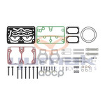 РМК компрессора прокладки LP4930/34/57/62/64/65/85 В составе: Резиновые прокладки  11шт, резино-металлическая прокладка  1шт, бумажная прокладка  1 Yumak арт. RK0108301