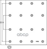 Накладки барабанных тормозных колодок, 1 ремонт, Scania Textar арт. 1993307