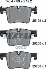Колодка перед 34106859182 BMW (X3 II F25) (2010-) (X4 F26) (2014-) (1 II F20) (2011-) (3 VI F30, F80 Textar арт. 2519901