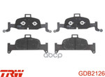 Комплект передних тормозных колодок TRW арт. GDB2126