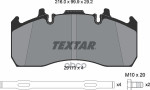 Комплект тормозных колодок Textar арт. 2917301