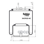 Рессора пневматическая стальной стакан FABIO арт. 34270234C