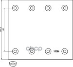 Накладки тормозные STD 420х178 Textar арт. 1928308