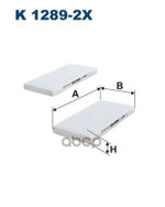 Фильтр,  воздух  во  внутренном  пространстве Filtron арт. K12892X