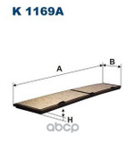 ФИЛЬТРЫ САЛОНА BMW 1 (E87), 3 (E90/E91) 3⁄05-&gt; Filtron арт. K1169A