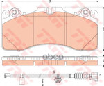 ДИСКОВЫЕ КОЛОДКИ TRW арт. GDB3506