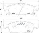 Тормозные колодки Brembo арт. P37017
