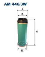 ФИЛЬТР ВОЗДУШНЫЙ MAN TGA, TGS, TGX Filtron арт. AM4463W