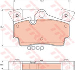 Колодки тормозные дисковые задн audi: q7 3.0 tdi3.0 tdi3.6 fsi4.2 fsi4.2 tdi6.0 tdi 06  porsc TRW арт. GDB1652
