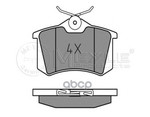 Колодки задние VAG / Renault / Peugeot MEYLE Meyle арт. 0252096117