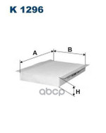 Фильтр,  воздух  во  внутренном  пространстве Filtron арт. K1296