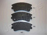 Колодки тормозные дисковые передн Mazda 6 GG/GY 2. Japanparts арт. PA307AF