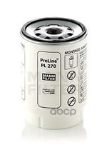 Фильтр топливный сепаратор DAF MANN-FILTER D108 H150 1”-14 (низкий) MANN-FILTER арт. PL270x