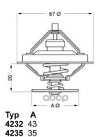 Термостат Wahler арт. 423580D