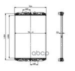 РАДИАТОР DAF 95XF XF95 97-05 NRF арт. 519541