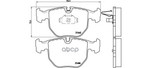 Колодки тормозные дисковые передн, BMW: 5 520 d/520 i/525 d/525 i/530 d/530 i/535 i/540 i/M 4.9/M 5.0 95 Brembo арт. P06021