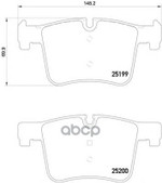 Тормозные колодки Brembo арт. P06075