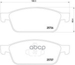 Комплект колодок для дисковых тормозов Brembo арт. P24157