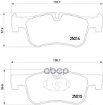 Комплект тормозных колодок Brembo арт. P06078