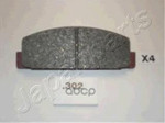 Колодки тормозные дисковые Japanparts арт. PP302AF