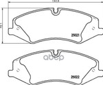 Колодки тормозные дисковые передн. LAND ROVER RANGE ROVER III (L322) 03/02-08/12 Brembo арт. P44024