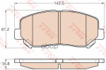 Колодки тормозные дисковые MAZDA: CX-5 2.0/2.0 AWD TRW арт. GDB3562