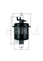 Фильтр топливный Honda CRV Civic Rover Mahle/Knecht арт. KL185