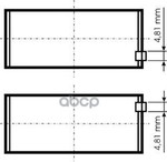 Вкладыши шатунные (пара) STD 6X KOLBENSCHMIDT арт. 79363600