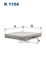 FILTER ASSY, CABIN AIR Filtron арт. K1154