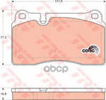 Колодки тормозные передние TRW арт. GDB1670