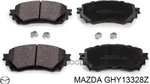 Колодки тормозные пер. Mazda 6 GJ/GL (т.с. Akebono/P49048) MAZDA арт. GHY13328Z