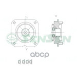 Опора переднего амортизатора верхняя Kia Shuma II FB 1.6 01-04/1.8 03-04 Sensen арт. M61078