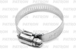 Хомут винтовой 35-51 мм American Type лента с перф PATRON арт. PA035051