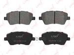 Колодки тормозные передние LADA, LARGUS 1.6 16v/NISSAN Micra(K12) 03&gt;/Note 06&gt;/, RENAULT Clio 05&gt;/ LYNXauto арт. BD5739