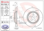 Диск тормозной передн. с УФ покрытием LEXUS ES (Z10 A10 H10) 07 18-    LEXUS RX (L2) 10 15 Brembo арт. 09E12611