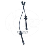 Провода высоковольтные MITSUBISHI Lancer,Colt,Outlander (к-т 2шт,силикон) NSP арт. NSPRS73N35