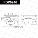 КОЛОДКИ ТОРМОЗНЫЕ ДИСКОВЫЕ (КОМПЛЕКТ) FAP арт. FDP0946