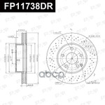 Тормозной диск FAP арт. FP11738DR