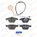 Колодки тормозные перед. BMW 3 (E90/E91/E92) 04-/X1 (E84) 09-15 с датчиком KORWIN арт. KWBP0038