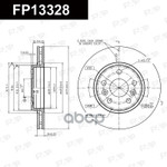 ДИСК ТОРМОЗНОЙ FAP арт. FP13328
