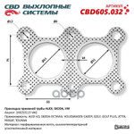 Прокладка приемной трубы глушителя CBD арт. CBD605032