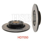Диск тормозной задний VW PASSAT 1.6 2.0FSI TDI 05 HSB арт. HD7050