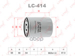 ФИЛЬТР МАСЛЯНЫЙ MITSUBISHI RVR/CARISMA 1.6-1.8 95-06/GALANT 2.0-2.5 00-04/LANCER 1.3-1.8D 03-/PAJE LYNXauto арт. LC414
