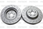 Диск тормозной зад. MERCEDES-BENZ S-class W222 14- (+перф) PATRON арт. PBD1311DR