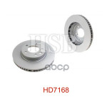 Диск тормозной передний прав. PORSCHE CAYENNE, VW TOUAREG 3.2-5.0TDI 02 HSB арт. HD7168
