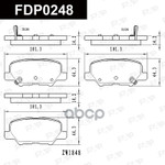 КОЛОДКИ ТОРМОЗНЫЕ ДИСКОВЫЕ (КОМПЛЕКТ) FAP арт. FDP0248